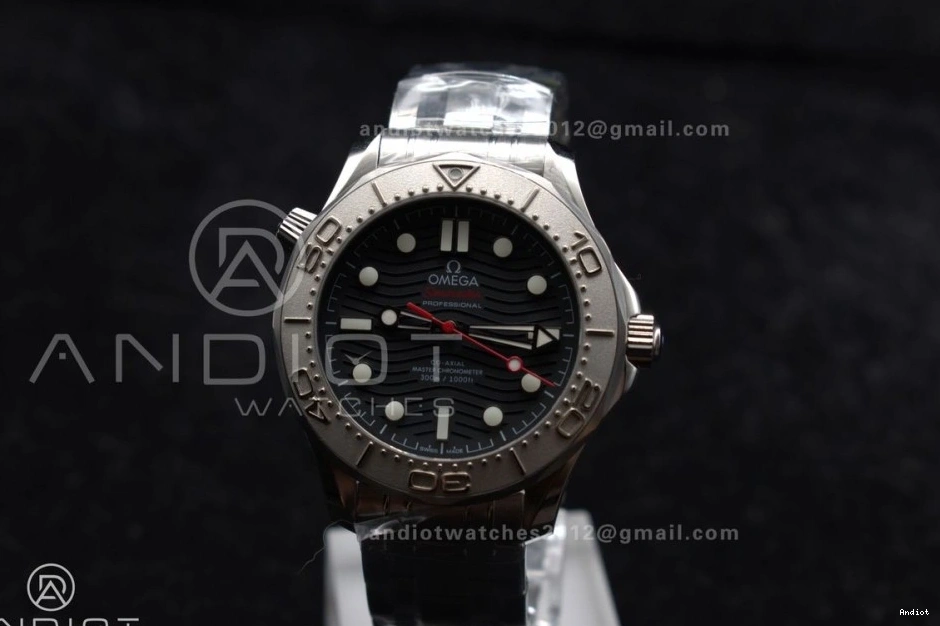 Dial Black Bracelet 1:1 Seamaster Diver A8806 Nekton SS VSF Best on Edition 300M 1218